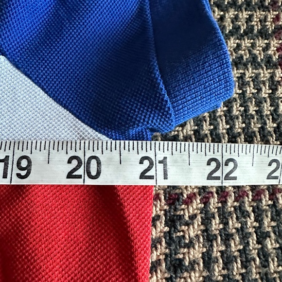 LACOSTE 🐊 Men’s All Cotton ‘Union Jack’ Pique Knit Shirt - Size EU6/US Large - Picture 11 of 12